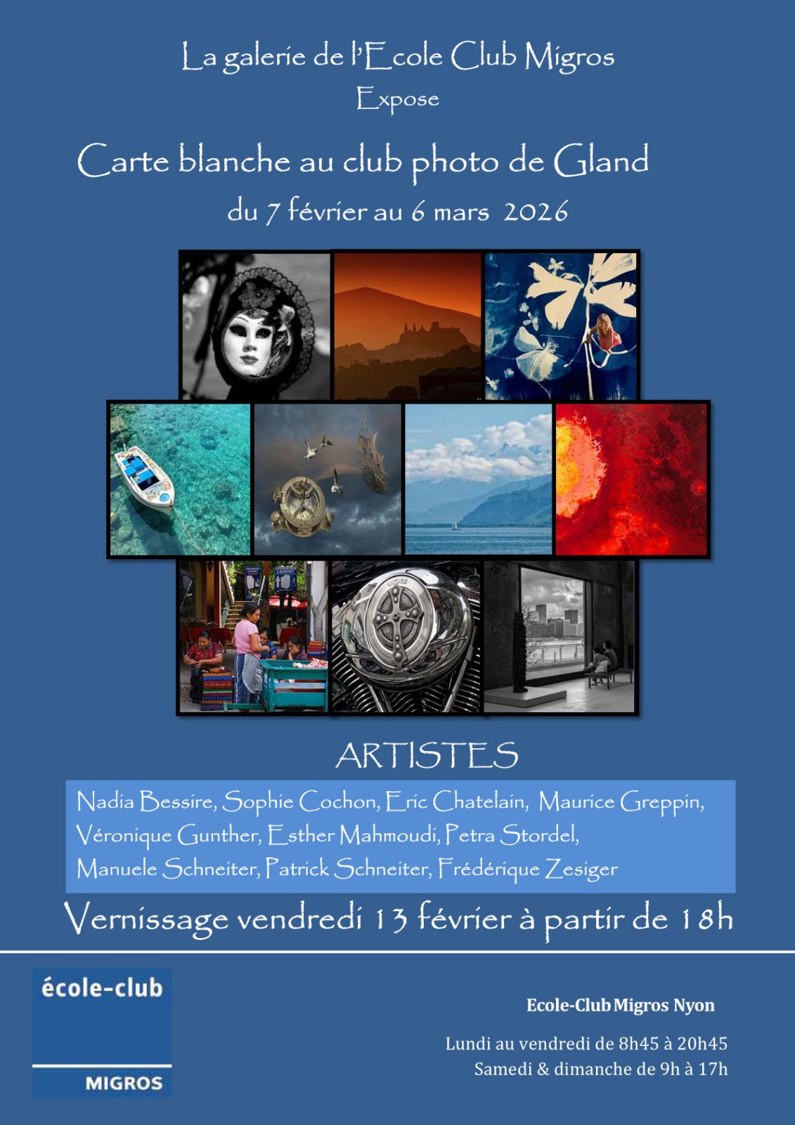 Exposition Ecole Club Migros Photo Club Gland